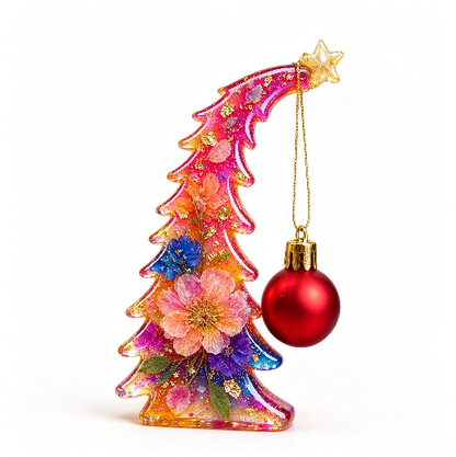 Cute Crooked Christmas Tree Figurine Resin Mold