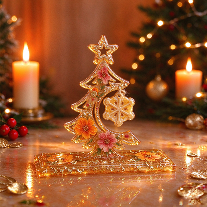 Star Christmas Tree Decorative Figurine Resin Mold