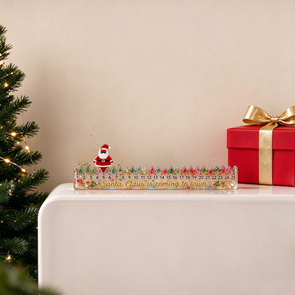 Christmas Advent Calendar Decorative Figurine Resin Mold