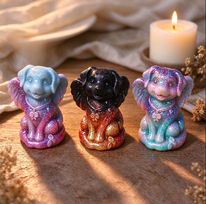 Cute Angel Puppy Figurine Resin Mold