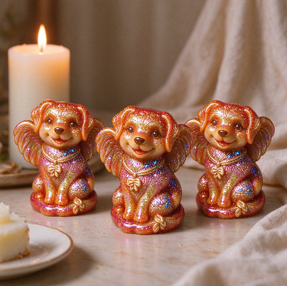 Cute Angel Puppy Figurine Resin Mold