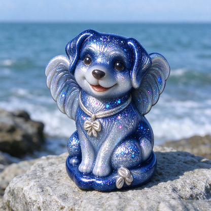 Cute Angel Puppy Figurine Resin Mold