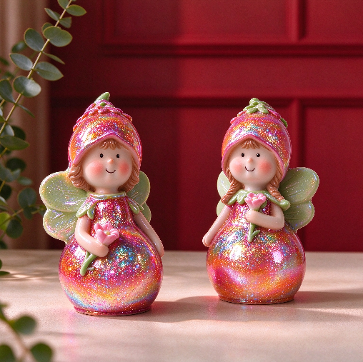 Cute Flower Fairy Figurine Resin Mold