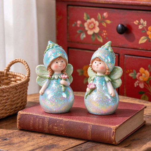 Cute Flower Fairy Figurine Resin Mold