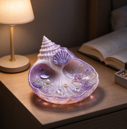3D Seashell Trinket Dish & Tray Resin Mold