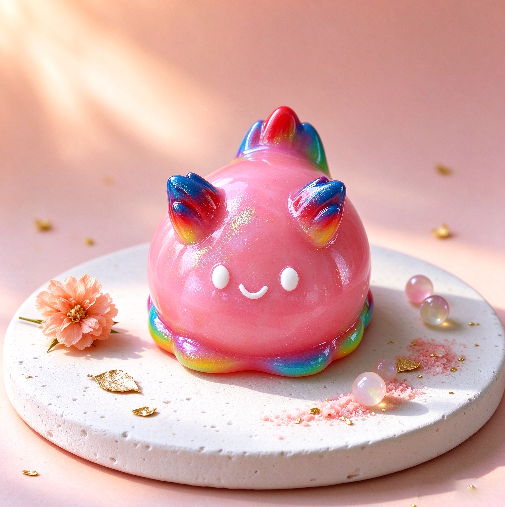 Handmade Large Cute Sea Slug Figurine Resin Mold