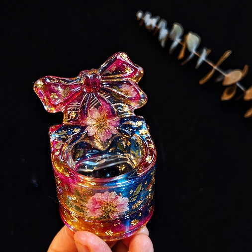 Handmade Crystal Christmas Candlestick Resin Mold