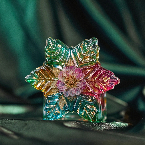 Handmade Crystal Christmas Candlestick Resin Mold