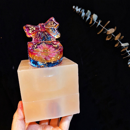 Handmade Crystal Christmas Candlestick Resin Mold
