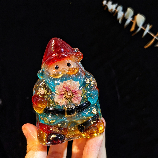 Handmade Crystal Christmas Candlestick Resin Mold