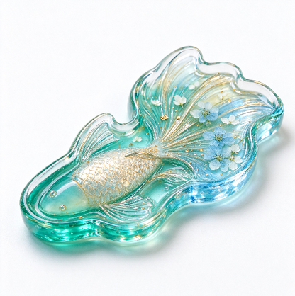 【VIP EXCLUSIVE】Handmade Large 3D Goldfish Storage Tray Resin Mold