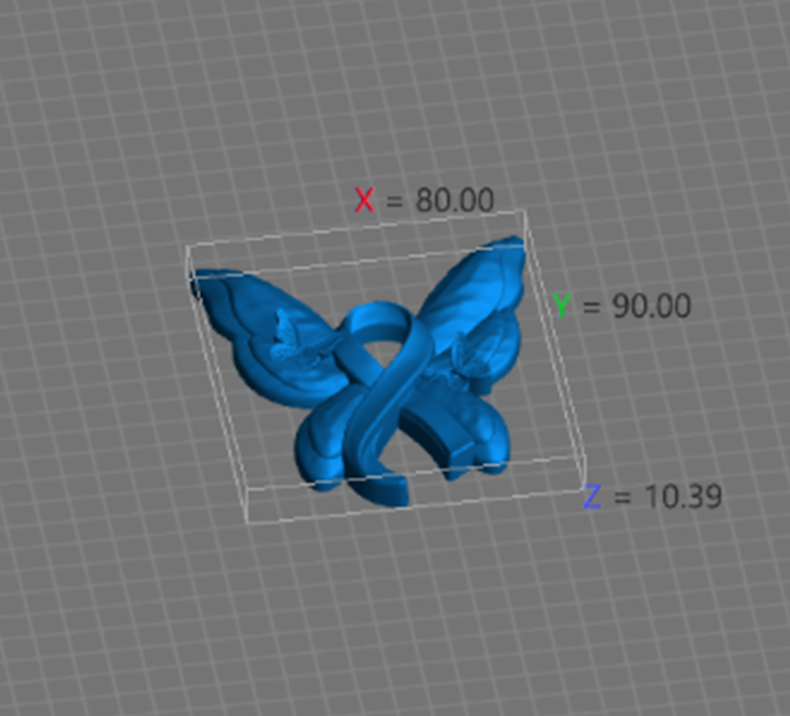 【VIP EXCLUSIVE】Handmade Ribbon Logo Water Ripple Butterfly Decoration Resin Mold