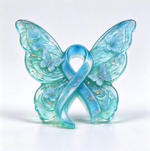【VIP EXCLUSIVE】Handmade Ribbon Logo Water Ripple Butterfly Decoration Resin Mold