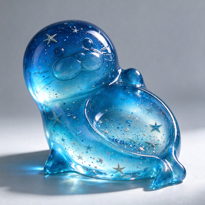 【VIP EXCLUSIVE】Handmade Chubby Lazy Seal Soap Dish Resin Mold