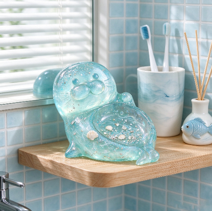 【VIP EXCLUSIVE】Handmade Chubby Lazy Seal Soap Dish Resin Mold