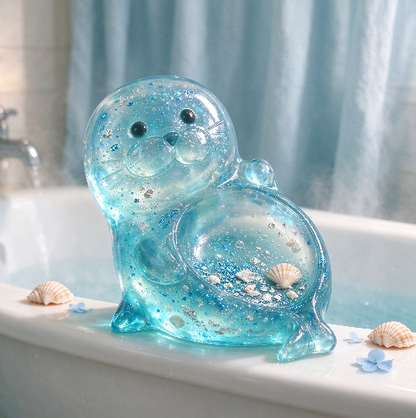 【VIP EXCLUSIVE】Handmade Chubby Lazy Seal Soap Dish Resin Mold