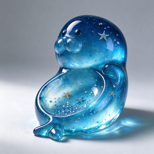 【VIP EXCLUSIVE】Handmade Chubby Lazy Seal Soap Dish Resin Mold