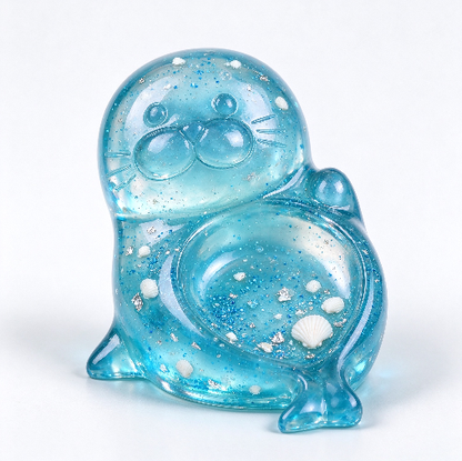 【VIP EXCLUSIVE】Handmade Chubby Lazy Seal Soap Dish Resin Mold