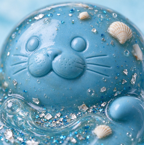 【VIP EXCLUSIVE】Handmade Chubby Lazy Seal Soap Dish Resin Mold