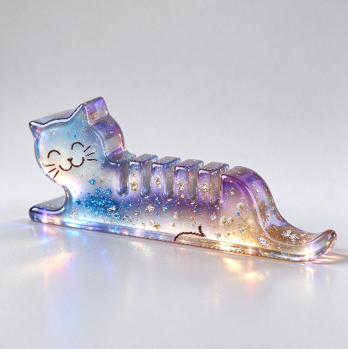 【VIP EXCLUSIVE】Handmade Cat-Shaped Cable Organizer & Decorative Holder Resin Mold