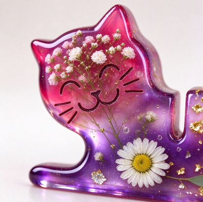 【VIP EXCLUSIVE】Handmade Cat-Shaped Cable Organizer & Decorative Holder Resin Mold