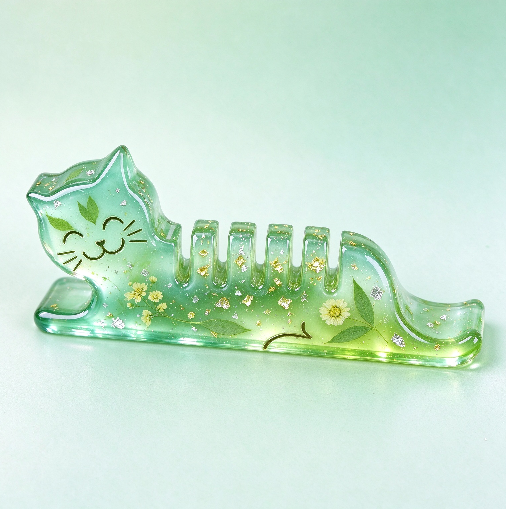【VIP EXCLUSIVE】Handmade Cat-Shaped Cable Organizer & Decorative Holder Resin Mold