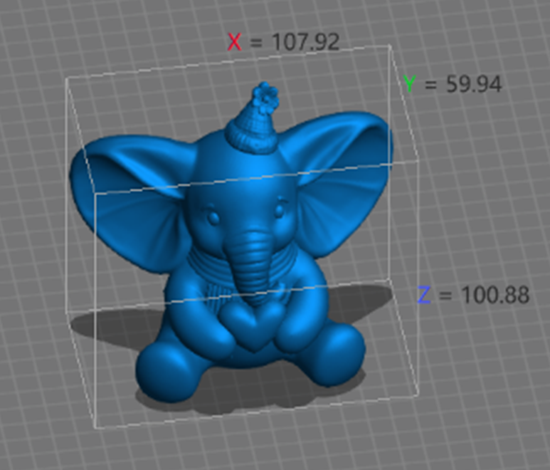 【VIP EXCLUSIVE】Handmade Cute Big-Eared Christmas Elephant Figurine Resin Mold