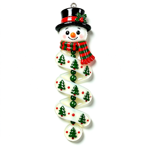 【VIP EXCLUSIVE】Handmade Christmas Spiral Ornament Resin Mold – Grinch, Snowman & Cat