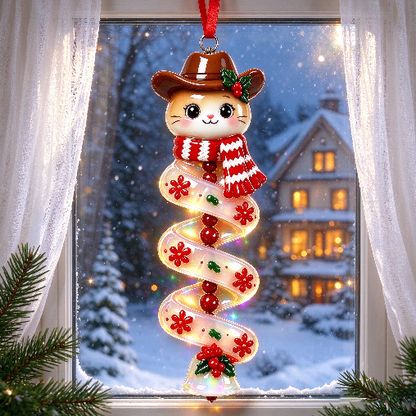 【VIP EXCLUSIVE】Handmade Christmas Spiral Ornament Resin Mold – Grinch, Snowman & Cat