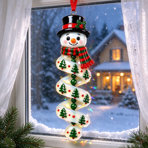 【VIP EXCLUSIVE】Handmade Christmas Spiral Ornament Resin Mold – Grinch, Snowman & Cat