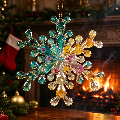 IntoResin Large Handmade Snowflake Mold Snowflake Ornaments