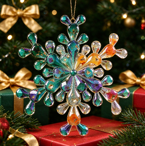 IntoResin Large Handmade Snowflake Mold Snowflake Ornaments
