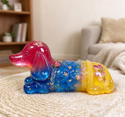 Sweater Dachshund Figurine Resin Mold