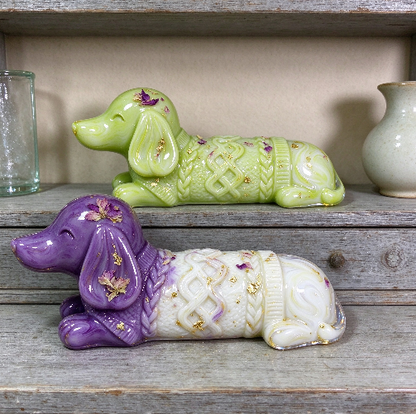 Sweater Dachshund Figurine Resin Mold