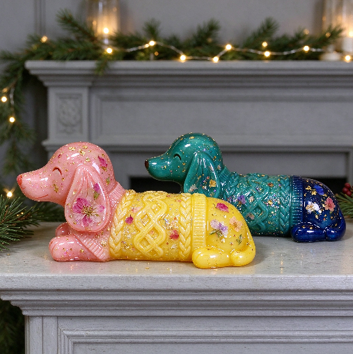Sweater Dachshund Figurine Resin Mold