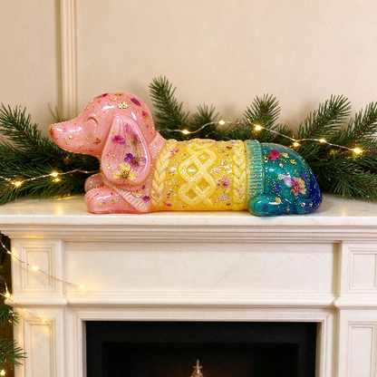 Sweater Dachshund Figurine Resin Mold