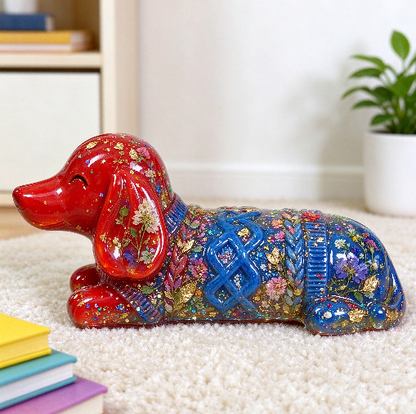Sweater Dachshund Figurine Resin Mold