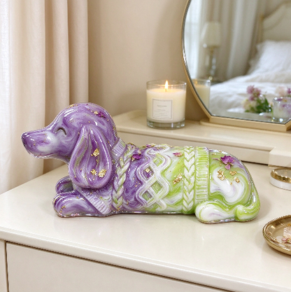 Sweater Dachshund Figurine Resin Mold