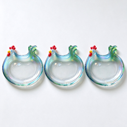 Handmade Cute Chicken-Shaped Storage Tray Decorative Figurine Resin Mold