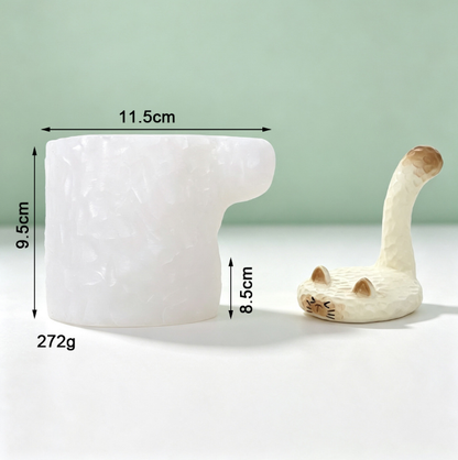 Cat Phone Stand Figurine Resin Mold
