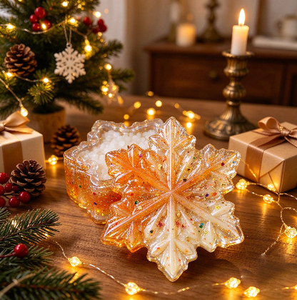 Snowflake Storage Jar Resin Molds