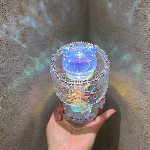 Handmade Water Ripple Tap-to-Change Color Lamp Figurine Resin Mold