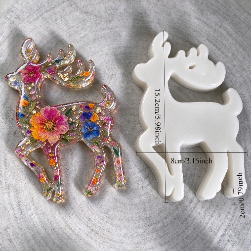Reindeer Figurine Resin Mold
