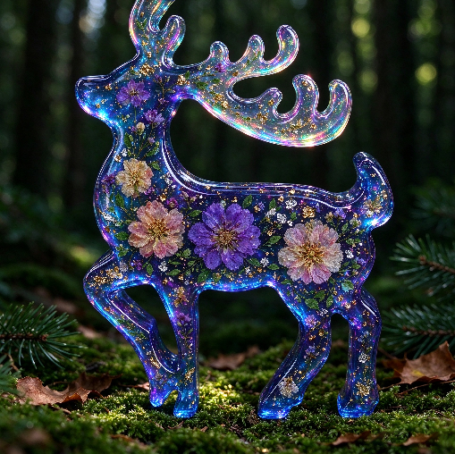 Reindeer Figurine Resin Mold