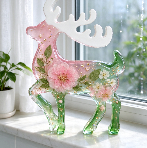 Reindeer Figurine Resin Mold