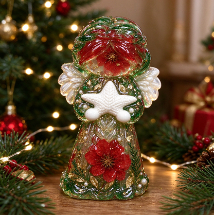Angel Girl Holding a Starfish Figurine Resin Mold