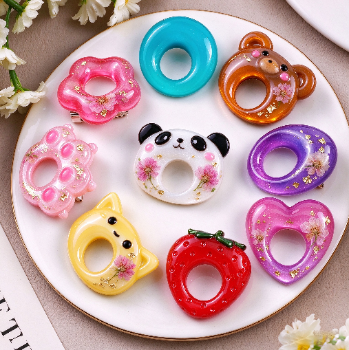 Cute Animal-Shaped Eyeglass Holder Brooch Resin Mold