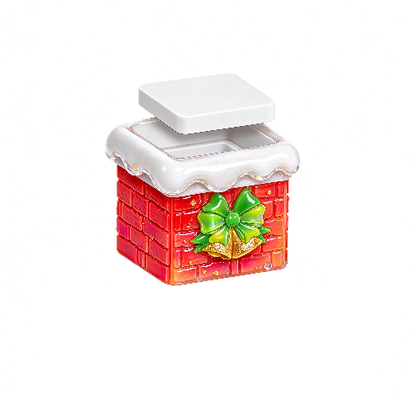 【VIP EXCLUSIVE】Handmade Heart Gesture Santa Claus Chimney Square Storage Jar Resin Mold