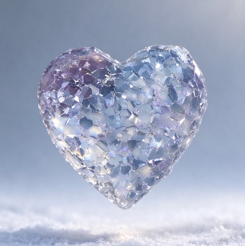 Molde de resina para adorno de racimo de cristal ultra brillante en forma de corazón hecho a mano 