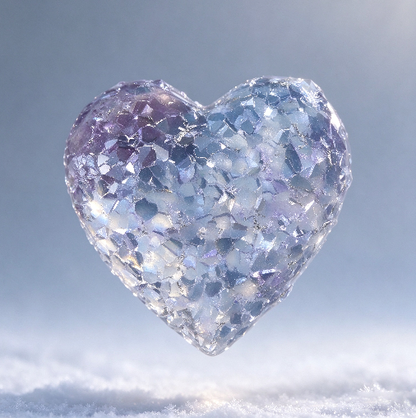 Molde de resina para adorno de racimo de cristal ultra brillante en forma de corazón hecho a mano 